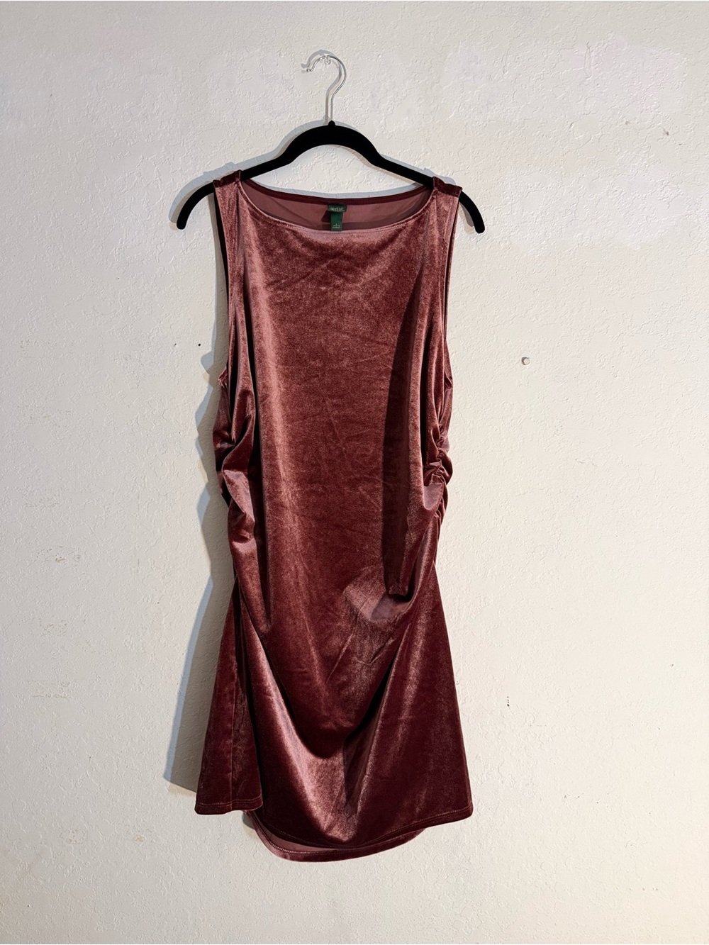 NWT | Wild Fable - Velvet Sleeveless Dress | Burgundy/Mauve | L